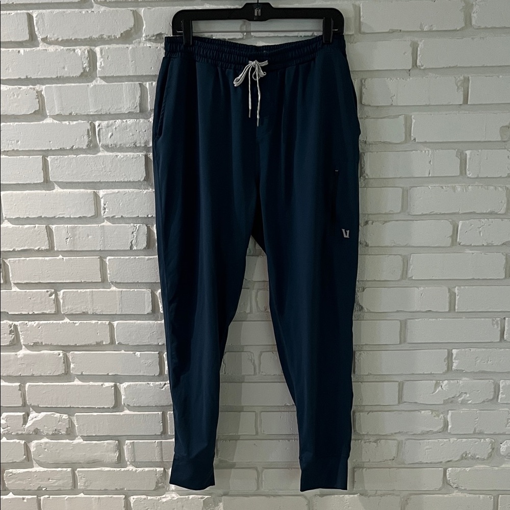 Vuori The Rise The Shine Navy Blue Jogger Sweatpants with Drawstring